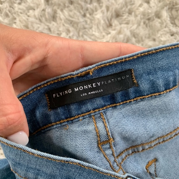 Flying Monkey Skinny Jeans size 28 - Picture 7 of 8